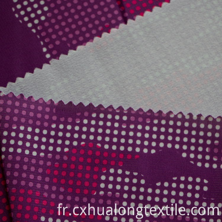printed tricot fabric